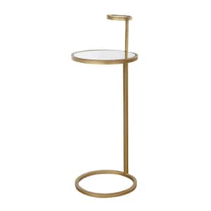 Modern Gold Round Side Table