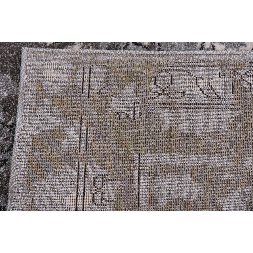 Reversible Easy-Care La Jolla 9' x 12' Gray Synthetic Rug