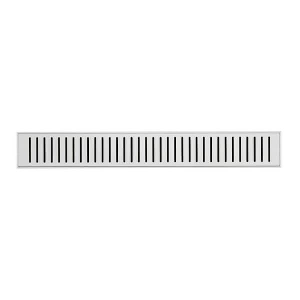 Voltaire 24 in. Stainless Steel Linear Shower Drain in Chrome