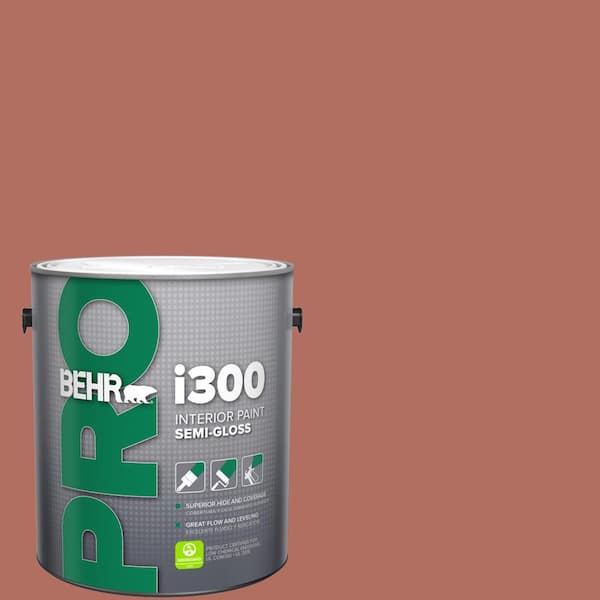 BEHR PRO 1 gal. #PPU2-12 Terra Cotta Urn Semi-Gloss Interior Paint