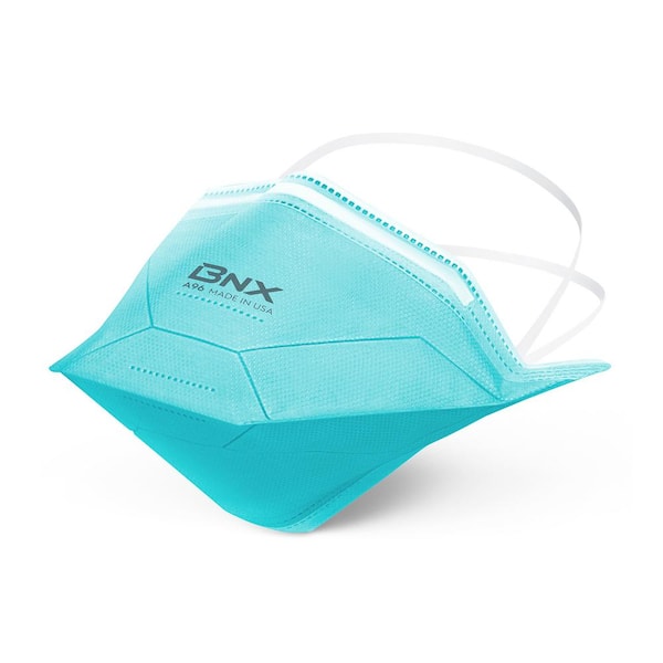 BNX Blue Medium Headband KN95 Mask Disposable A96 Duckbill Face Mask