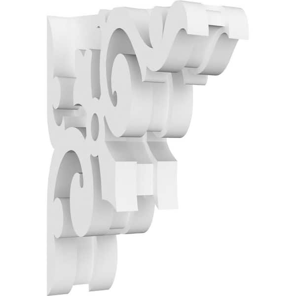 Ekena Millwork Whitman 1.5 in. W x 6 in. H x 4 in. D Signature Urethane Polyurethane Corbel