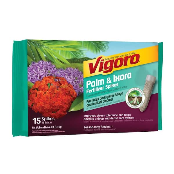 Vigoro 4.2 lbs. All Season Palm and Ixora Fertilizer Spikes (8-4-8)(15-Count)