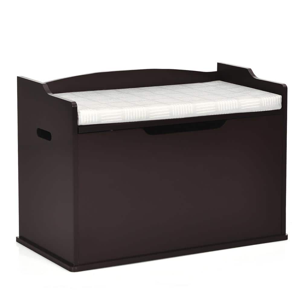 いっちゃんボックス Costway Kids Toy Box Wooden Flip-top Storage Chest Bench
