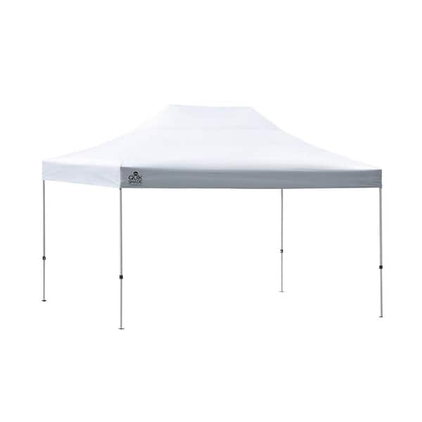 Quik Shade C150 10 ft. x 15 ft. White Straight Leg Commercial Canopy
