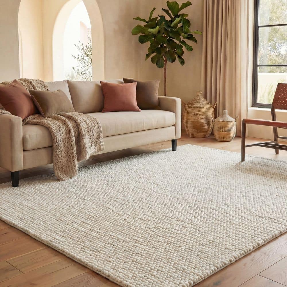 SAFAVIEH Natura Ivory 6 ft. x 9 ft. Gradient Area Rug NAT620A-6
