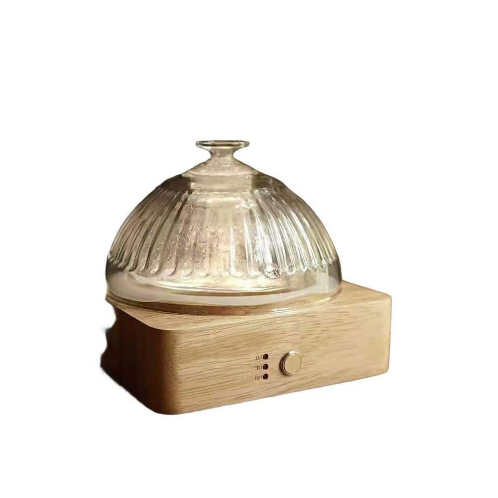 0.05 Gallon Glass and Wood Ultrasonic Cool Mist Essential Oil Diffuser for Small Room Aromatherapy with Timer, Auto-Off price history on PriceWatchPro