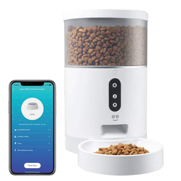 Geeni 4-Light Automatic Pet Feeder with Voice Recorder GN-WP002-199 ...