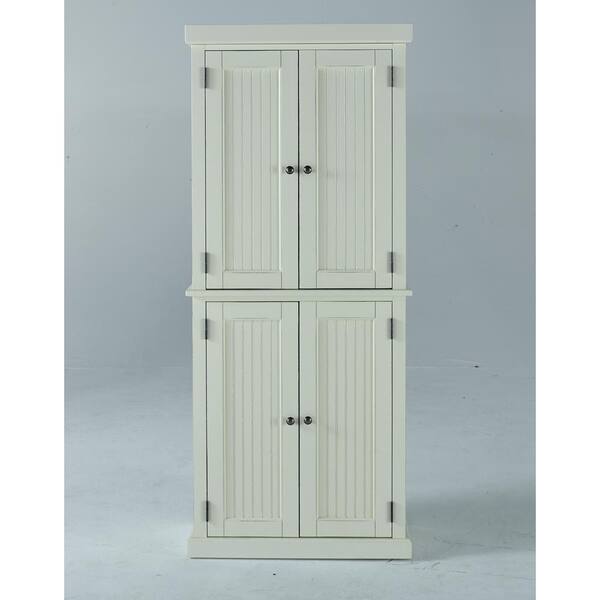 HOMESTYLES Nantucket Distressed White Food Pantry