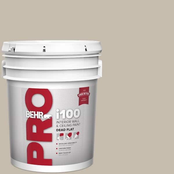 BEHR PRO 5 gal. #HDC-NT-16G Aspen Branch Dead Flat Interior Paint