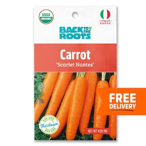 Organic Scarlet Nantes Carrot Seed (1-Pack)