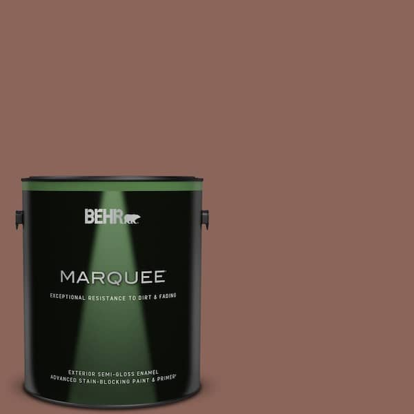 BEHR MARQUEE 1 gal. #BXC-52 Natural Copper Semi-Gloss Enamel Exterior Paint & Primer