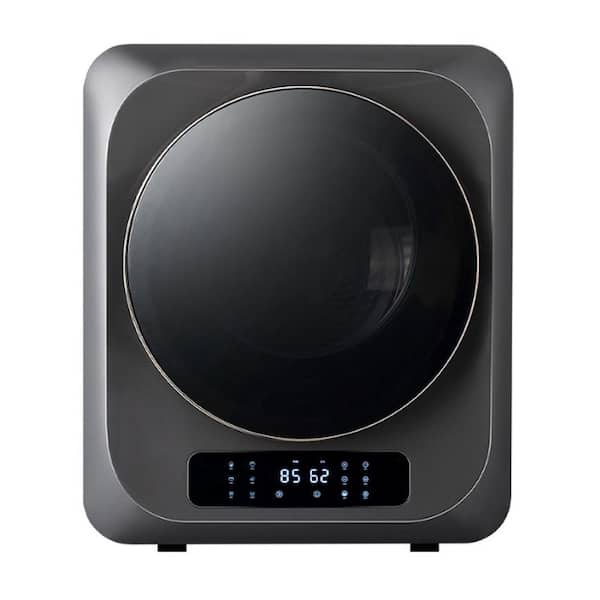 1 cu ft. ventless Front Load Electric Dryer in Blue with 120-Volt/850-Watt and UV Sterilization in Black
