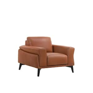 New Classic Furniture Como Terracotta Top Grain Leather Arm Chair