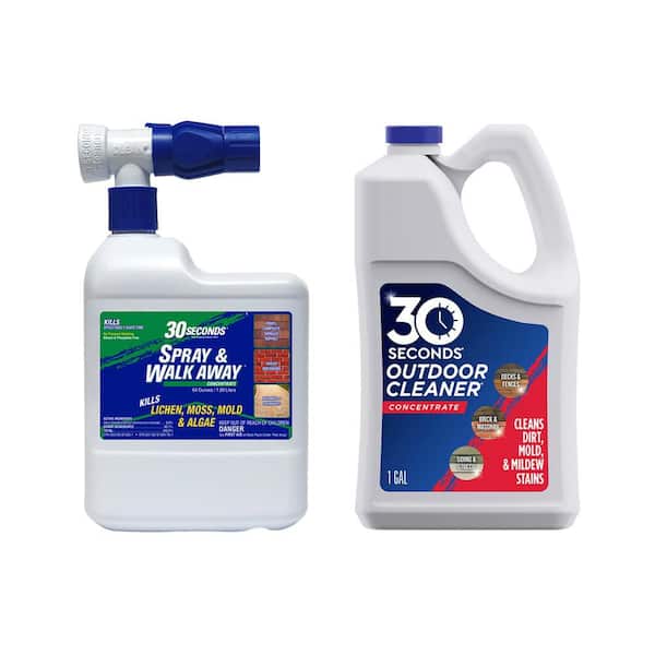 1 Gal. Outdoor Cleaner Concentrate and 64 oz. Ready-To-Spray and Walk Away Cleaner Bundle