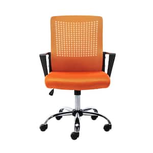 Orange Mesh Ergonomic Office Tack Chair