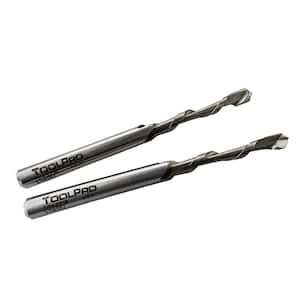 3/16 in. High Speed Steel Piloted Spiral Cutout Bit (2-Pack)