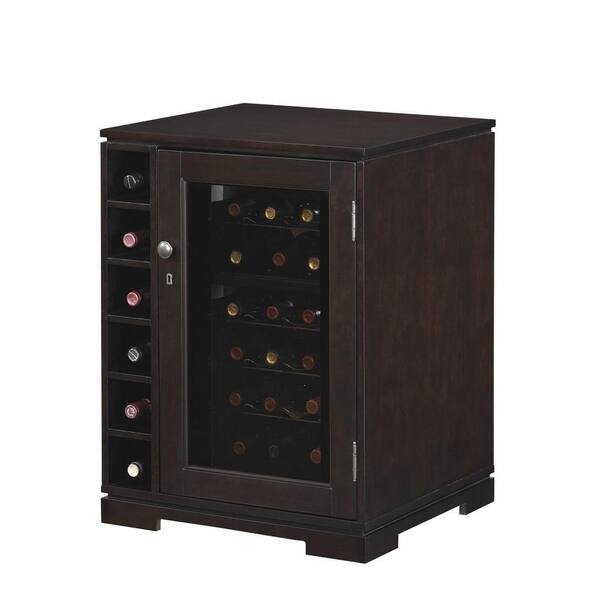 Tresanti Cabernet Wine Cabinet - 18-Bottle Wine Cooler in Merlot