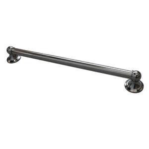 Series 2 18 in. Decorative Safety Grab Bar in Chrome