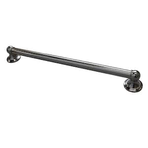 Series 2 24 in. Decorative Safety Grab Bar in Chrome