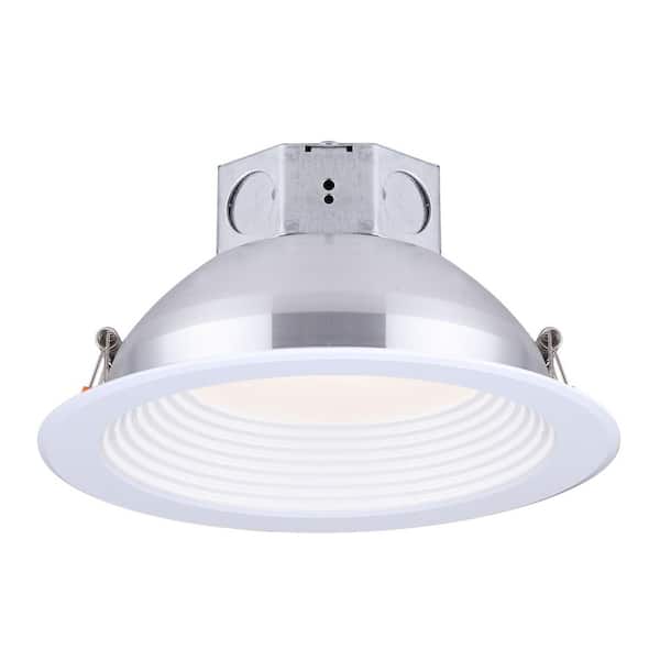 VELOCE 6 in. White New Construction IC Rated Recessed Integrated LED Kit