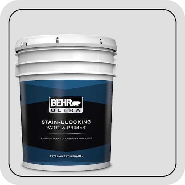 BEHR ULTRA 5 gal. #720E-1 Reflecting Pool Satin Enamel Exterior Paint & Primer