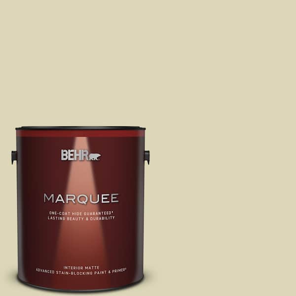 BEHR MARQUEE 1 gal. #MQ3-14 Springday One-Coat Hide Matte Interior Paint & Primer