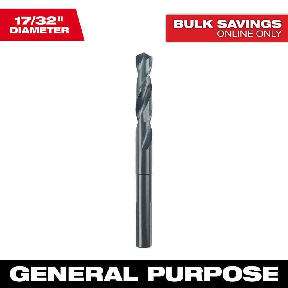 Milwaukee 17/32 in. S and D Black Oxide Drill Bit 48-89-2739 - The