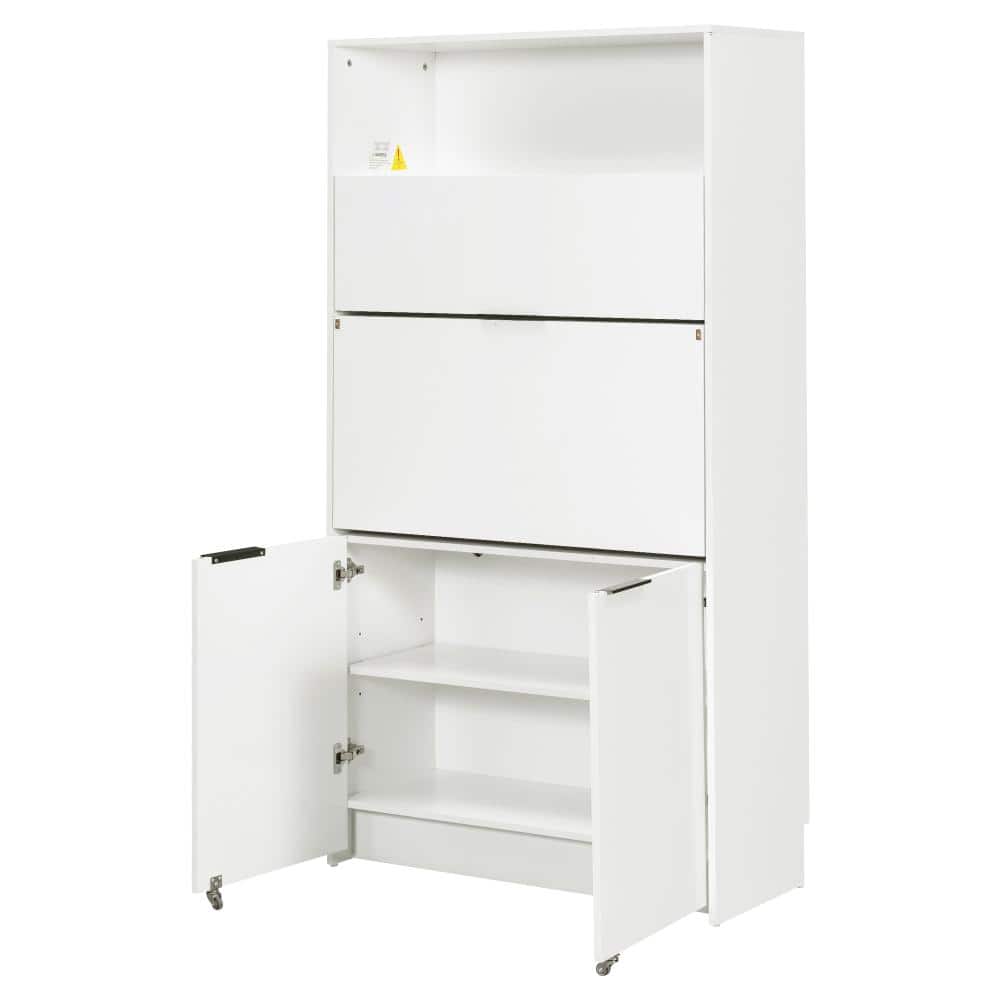 Have a question about 35.8 in. W x 15 in. D x 69 in. H White Linen