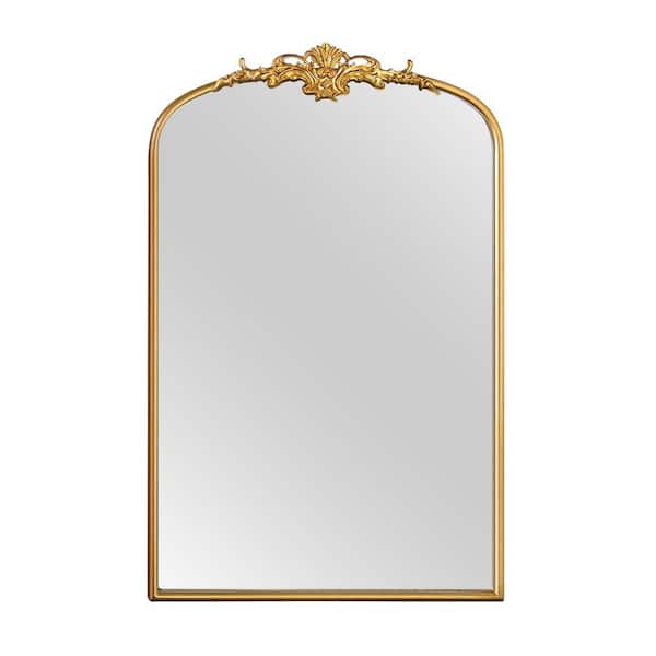 Sxiawe 24 in. W x 36 in. H Antique Gold Baroque-Inspired
