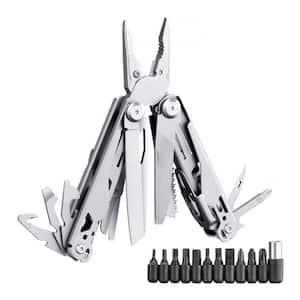 17-in-1 Multi Tool Pliers Set for Survival Camping, Hunting and Hiking in Silver