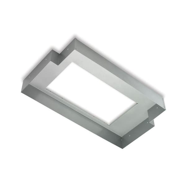 Broan-NuTone 36 in. T-Shaped Liner for Power Pack Range Hoods in Silver Paint Finish