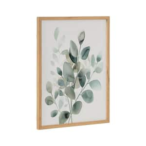 Gallery Modern Minimalist Botanical Watercolor by the Creative Bunch Studio Natural Framed Art Print 12 in. x 16 in.