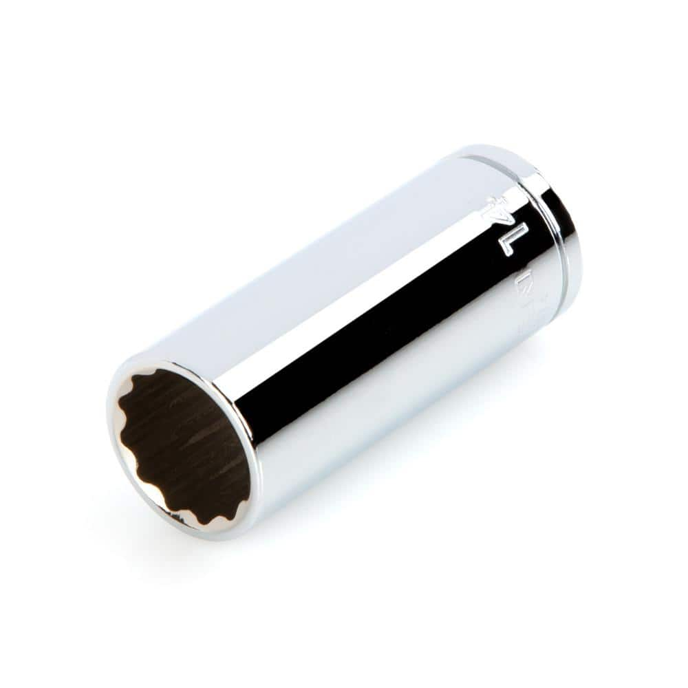 TEKTON 1/4 in. Drive x 14 mm Deep 12-Point Socket