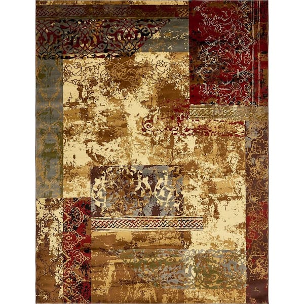 Unique Loom Barista Arusha Beige 9' 0 x 12' 0 Area Rug