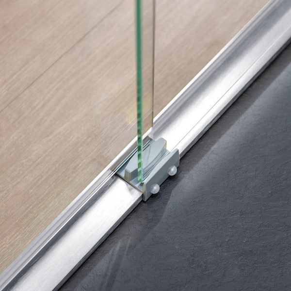 WOODBRIDGE 56-60 in. W x 72 in. H Double Sliding Framed Shower