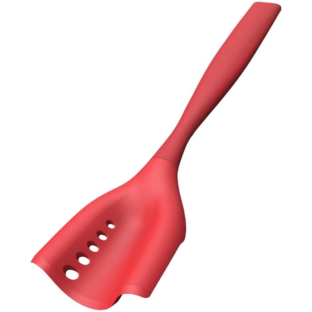 Wudkey Red Nylon Mincing Spatula Meat Chopper, Hamburger Grinder
