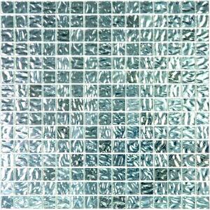 Altin Glossy Shimmer Flint Silver 12 in. x 12 in. Glass Mosaic Wall and Floor Tile (20 sq. ft./case) (20-pack)