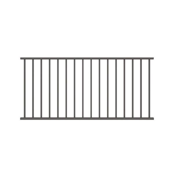 RDI Avalon 36 in. x 6 ft. Aluminum Rail Panel with Square Baluster Level - Aged Bronze with Brackets