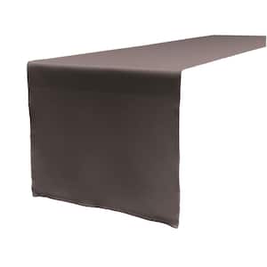 14 in. x 108 in. Charcoal Table Runner