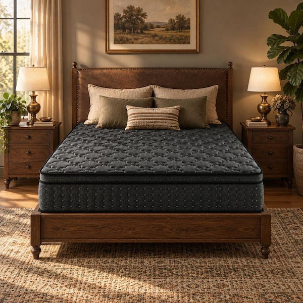 Full Medium Plush Hybrid 12 in. Bed-in-a-Box Mattress