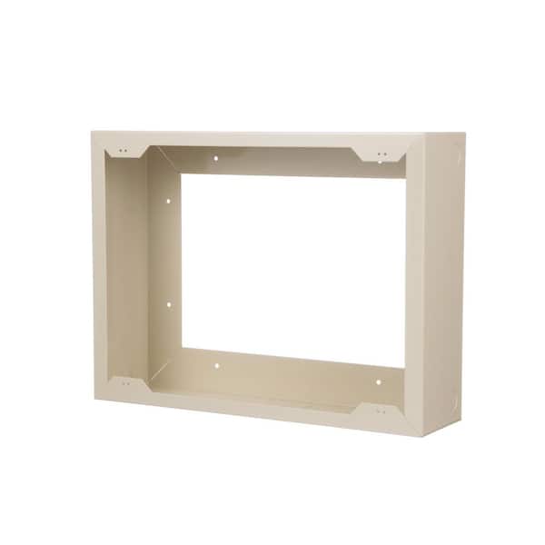 Cadet Surface-mount Adapter in Almond for Com-Pak Twin In-wall Fan-forced Electric Heaters