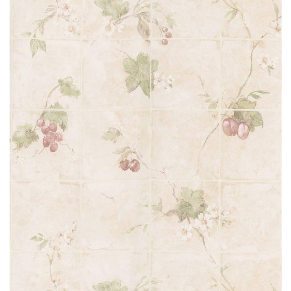 Brewster Vine Tile Wallpaper