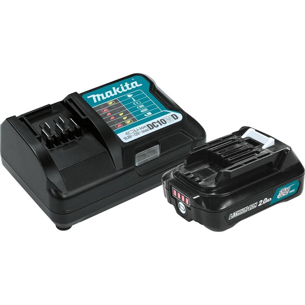 Makita BL1021BDC1 12V Max CXT Lithium-Ion Battery and Charger Starter Pack