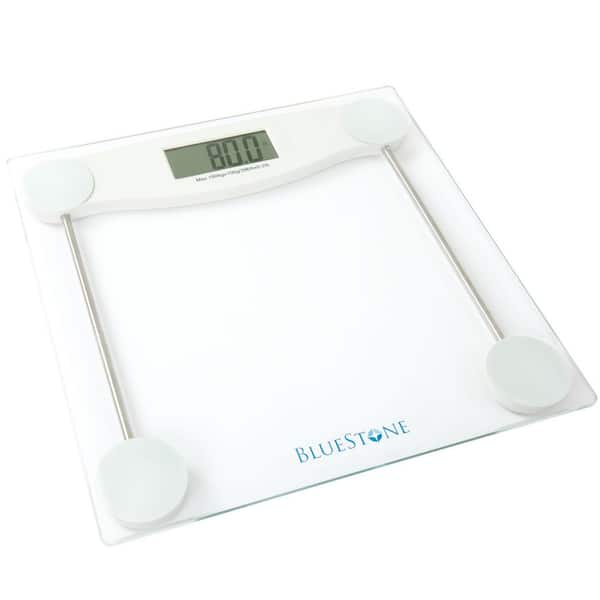 Bluestone Digital LCD Display Glass Bathroom Scale