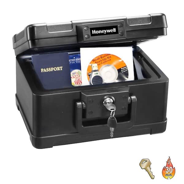 0.15 cu. ft. Molded Fire-Resistant Portable Chest with Carry Handle