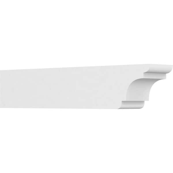 Ekena Millwork 5 in. x 6 in. x 30 in. Standard New Brighton Architectural Grade PVC Rafter Tail Brace
