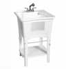Zenna Home ErgoTub ELT2006W – Vrijstaand Wascentrum Met Uittrekbare Kraan, Wit