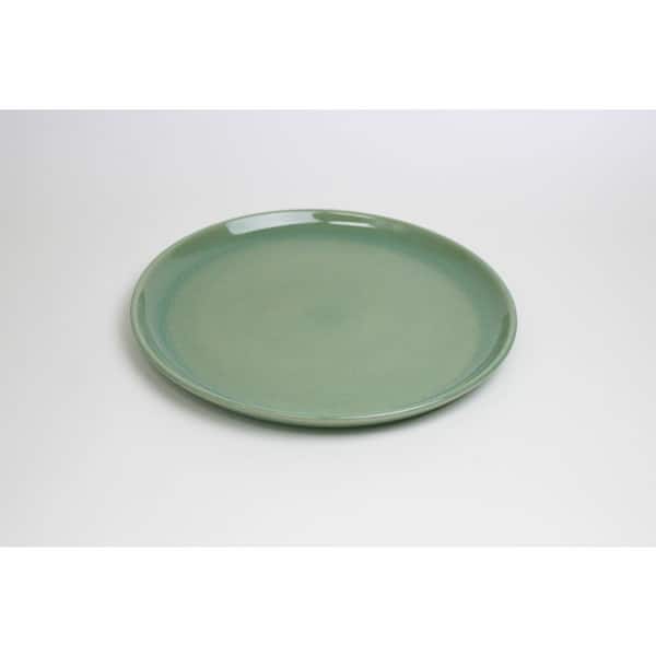 Unbranded La Marsa Stoneware Dinner Plate, Light Green (4/Set)