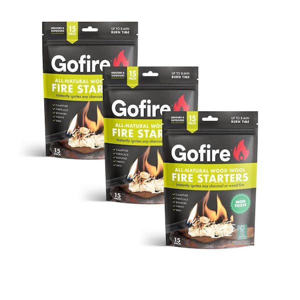 45 pack all natural fire starter